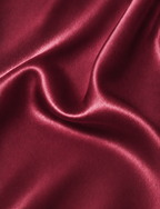 Drap Housse Rouge en Soie de Mûrier