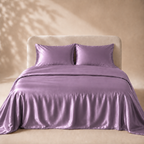 Housse de Couette Violette en Soie de Mûrier