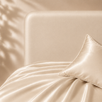 Drap Housse Champagne en Soie de Mûrier