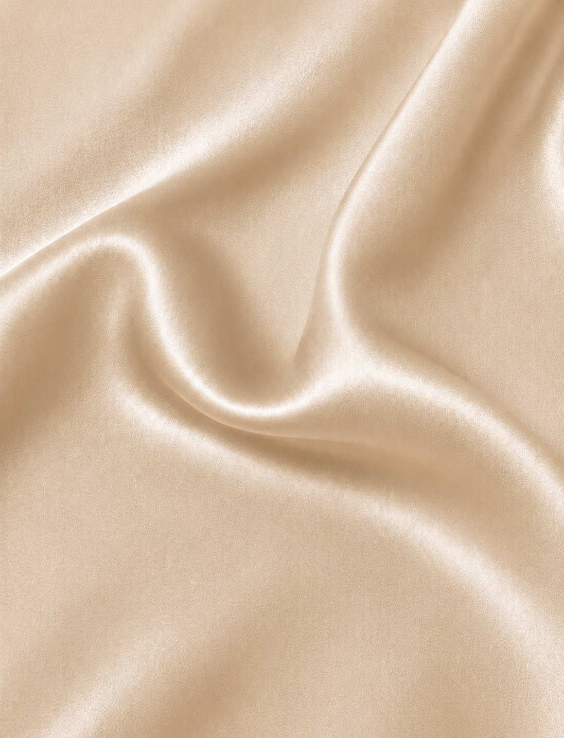 Drap Housse Champagne en Soie de Mûrier