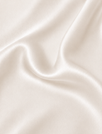 Drap Housse Blanc en Soie de Mûrier