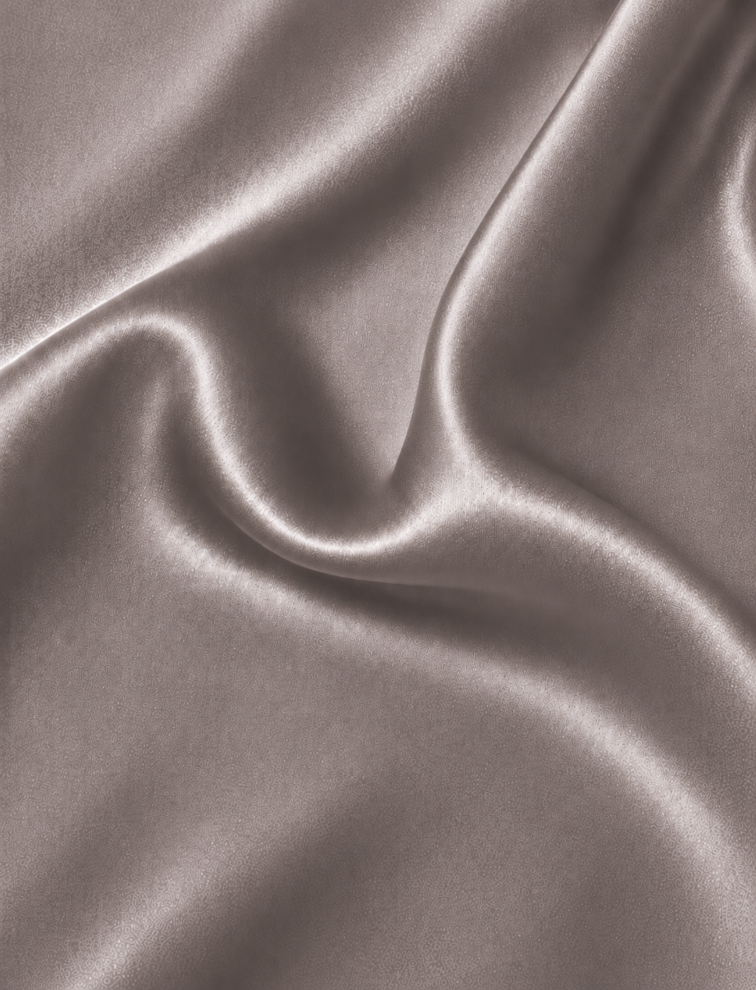 Drap Housse Gris en Soie de Mûrier