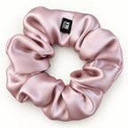 Chouchou en soie de mûrier, coloris Lotus