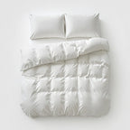Houssea Housse de Couette Blanche - Élégance et Douceur Absolue