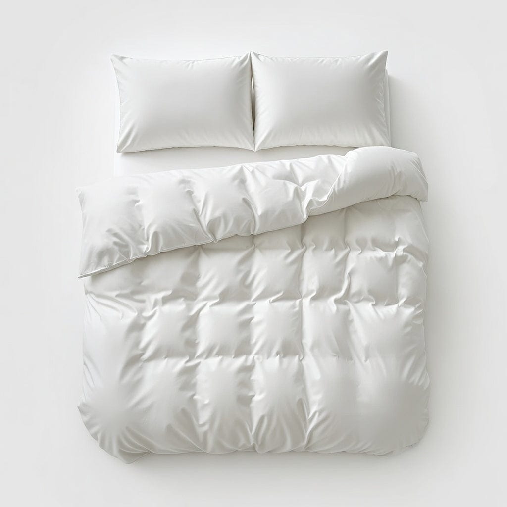 Houssea Housse de Couette Blanche - Élégance et Douceur Absolue