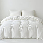Houssea Housse de Couette Blanche - Élégance et Douceur Absolue
