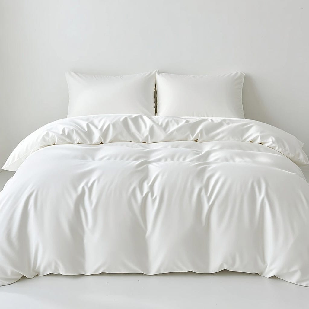Houssea Housse de Couette Blanche - Élégance et Douceur Absolue