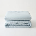 Houssea Housse de Couette Bleu Ciel en Coton Premium - Douceur Absolue