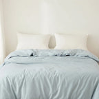 Houssea Housse de Couette Bleu Ciel en Coton Premium - Douceur Absolue