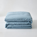 Houssea Housse de Couette Bleu Nuit - Confort en Microfibre