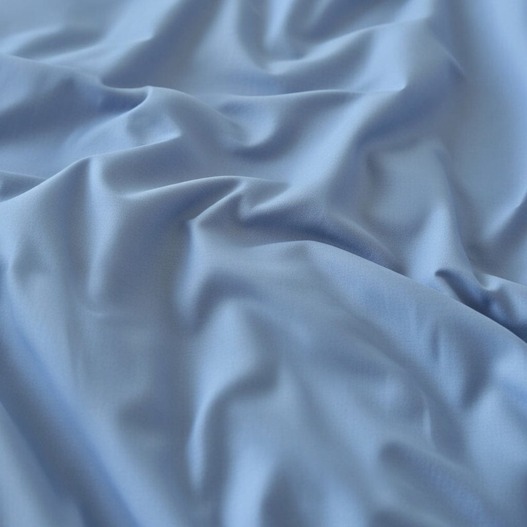 Houssea Housse de Couette Bleu Nuit en Coton Lavé - Confort Luxueux