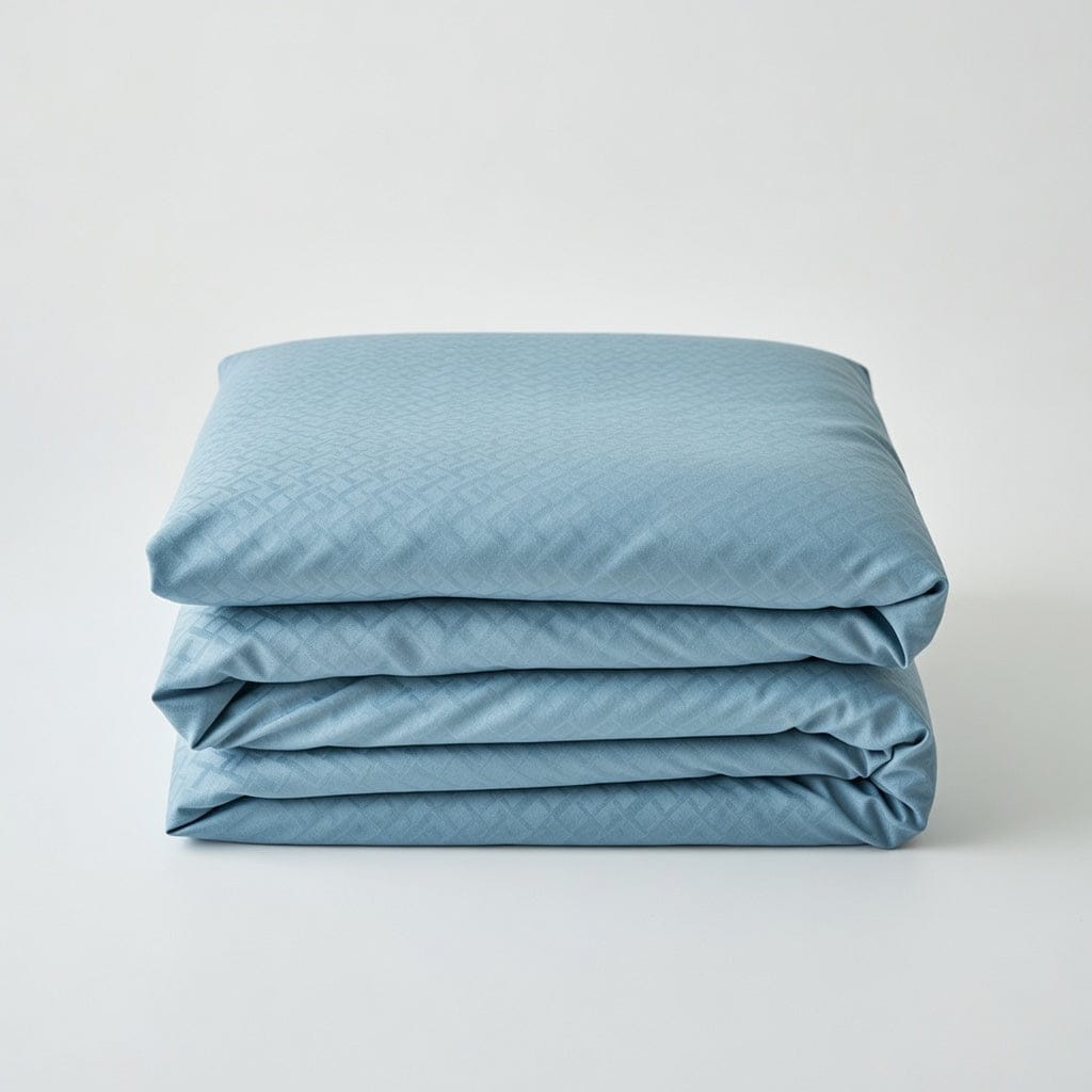 Houssea Housse de Couette Bleue - Confort Luxueux en Coton