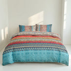 Houssea Housse de Couette Bohème en Microfibre - Confort Luxueux