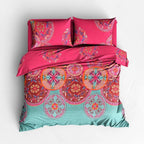 Houssea Housse de Couette Bohème en Microfibre - Confort Luxueux