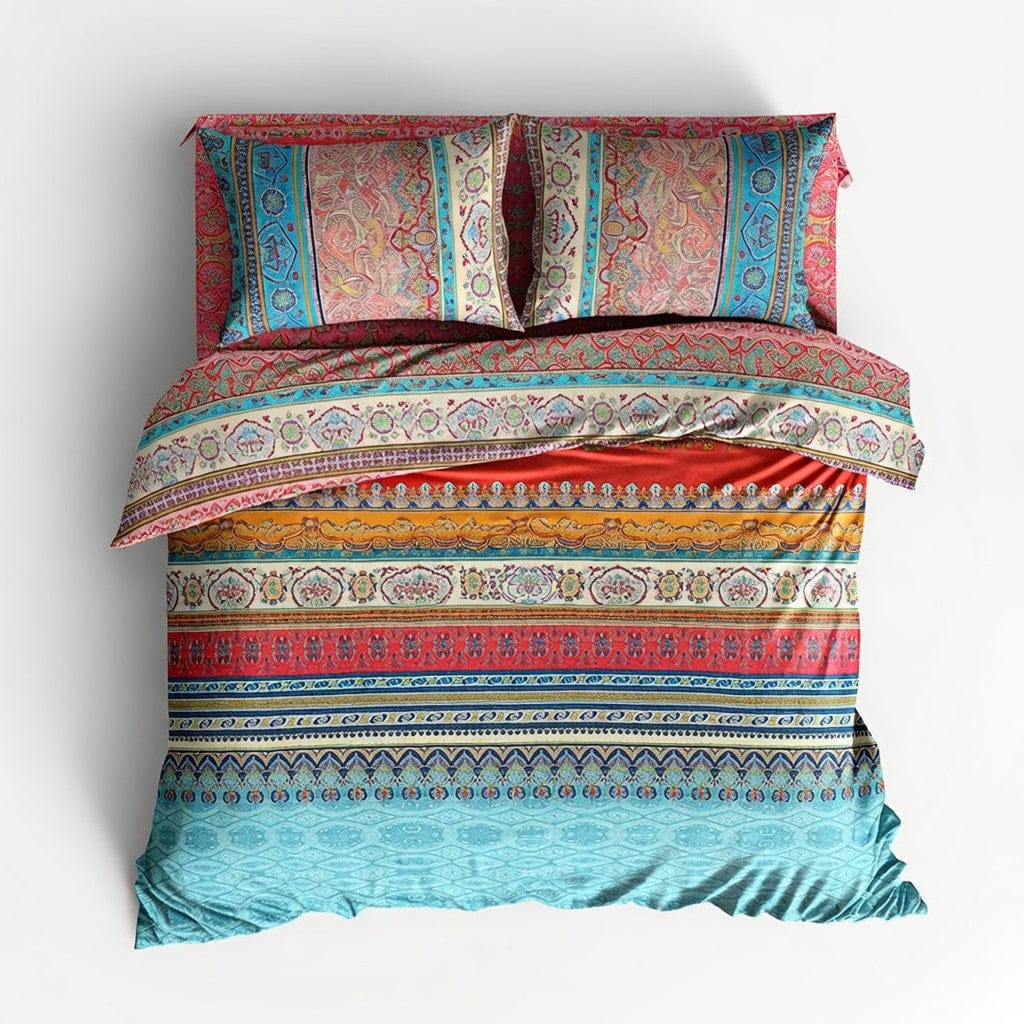Houssea Housse de Couette Bohème en Microfibre - Confort Luxueux