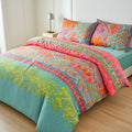 Houssea Housse de Couette Bohème Microfibre - Confort et Élégance
