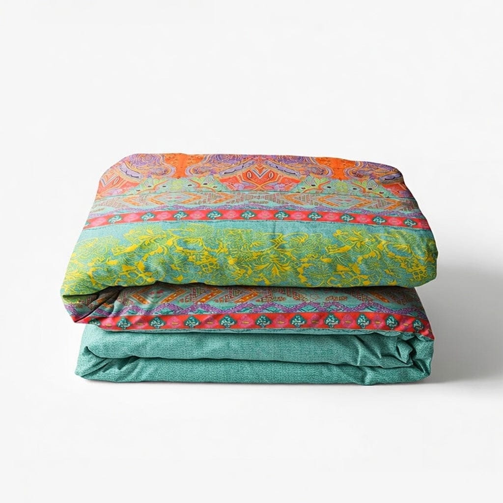 Houssea Housse de Couette Bohème Microfibre - Confort et Élégance