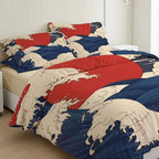 Houssea Housse de Couette Bord de Mer en Coton - Fantaisie