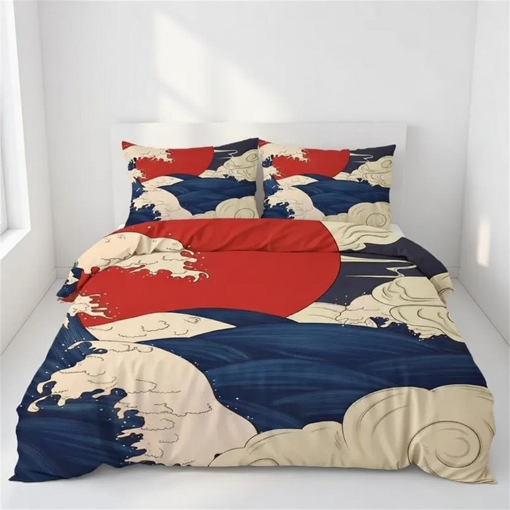 Houssea Housse de Couette Bord de Mer en Coton - Fantaisie