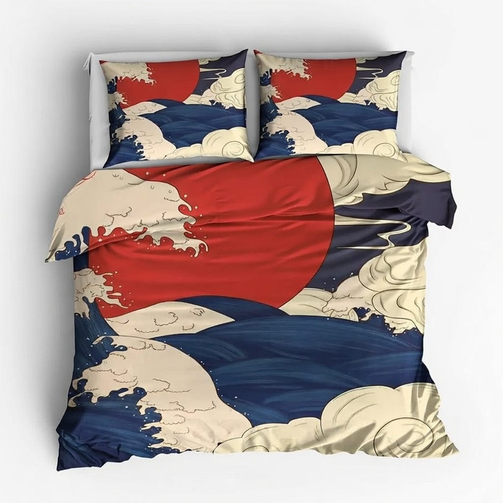Houssea Housse de Couette Bord de Mer en Coton - Fantaisie