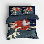 Houssea Housse de Couette Bord de Mer en Coton Polyester - Douceur et Magie