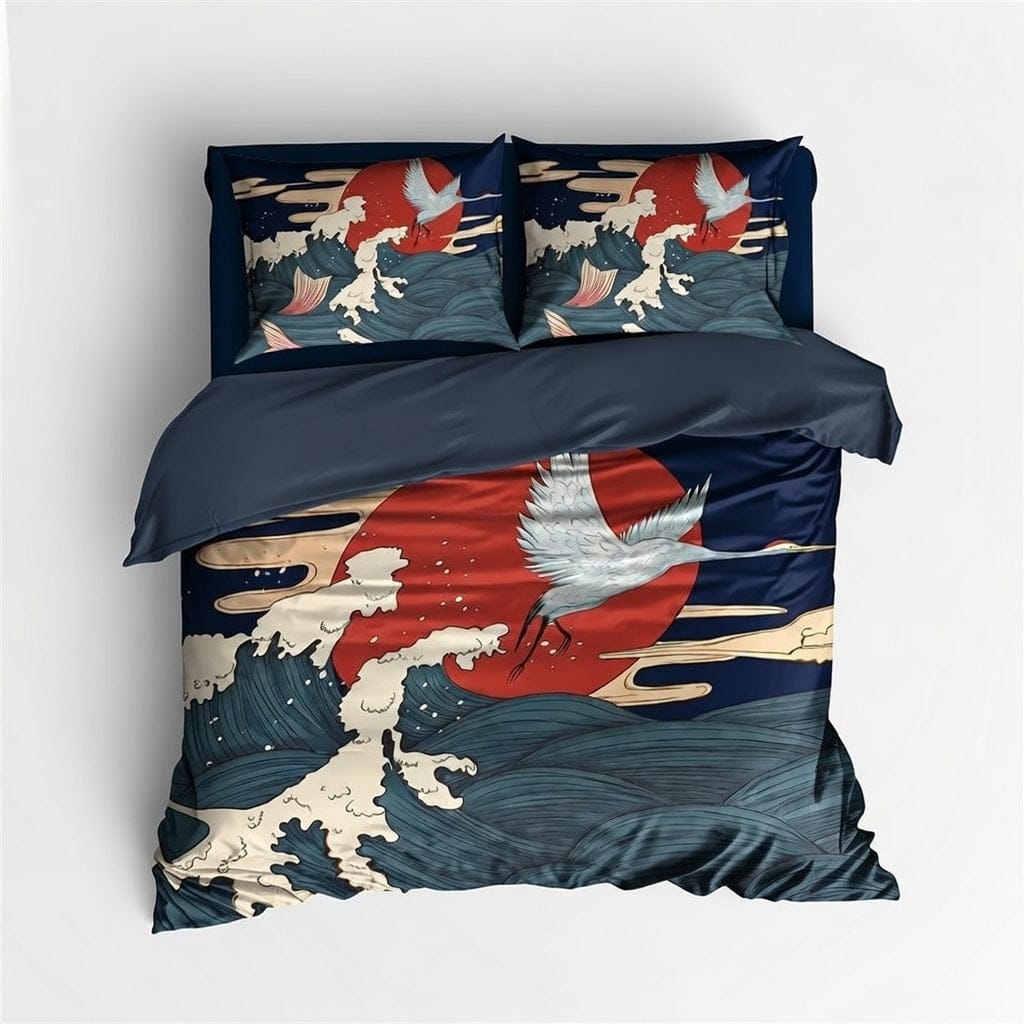 Houssea Housse de Couette Bord de Mer en Coton Polyester - Douceur et Magie