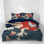 Houssea Housse de Couette Bord de Mer en Coton Polyester - Douceur et Magie
