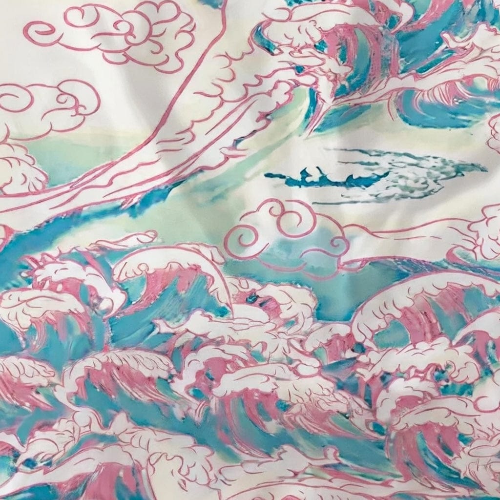 Houssea Housse de Couette Bord de Mer - Motifs Nuageux