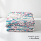 Houssea Housse de Couette Bord de Mer - Motifs Nuageux