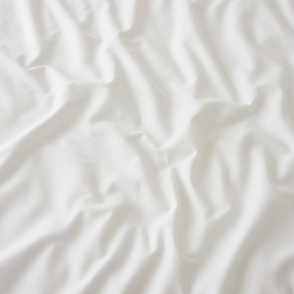 Houssea Housse de Couette Coton Blanc - Confort Luxueux et Pureté