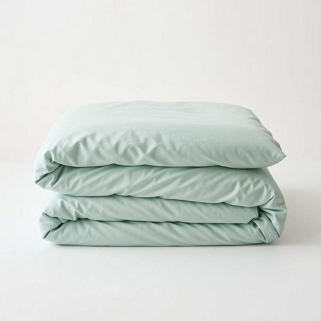 Houssea Housse de Couette Coton Bleu Nuit - Confort Absolu
