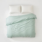 Houssea Housse de Couette Coton Bleu Nuit - Confort Absolu