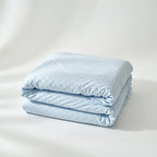 Houssea Housse de Couette Coton Gaufré Bleu Nuit - Confort Luxueux