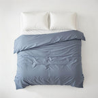 Houssea Housse de Couette Coton Premium Bleu Nuit - Confort Absolu