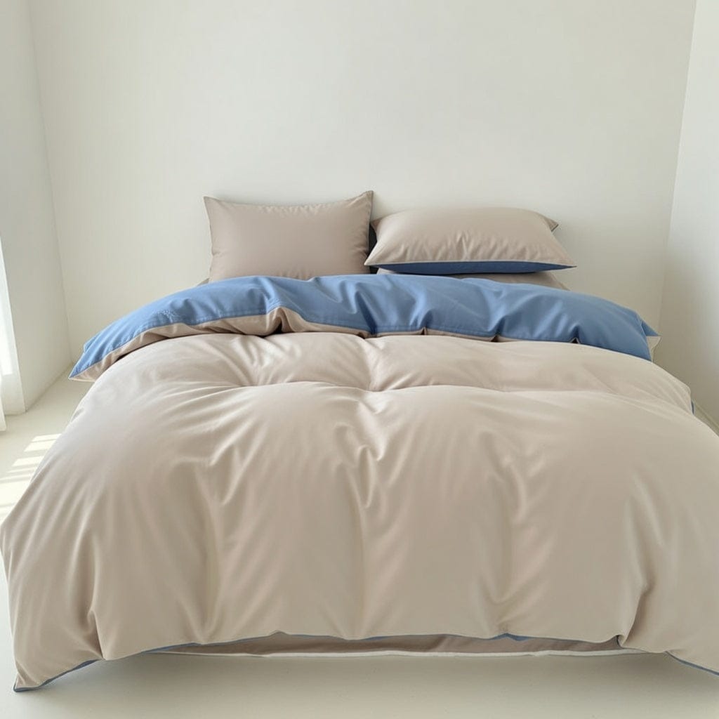Houssea Housse de Couette Coton Premium - Confort Absolu Toutes Saisons