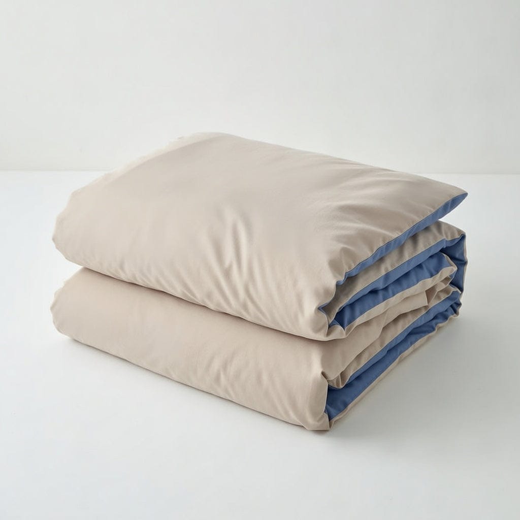 Houssea Housse de Couette Coton Premium - Confort Absolu Toutes Saisons