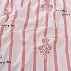 Houssea Housse de Couette Coton Rayures - Confort et Élégance