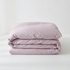 Houssea Housse de Couette Coton Rose Poudré - Confort Luxueux