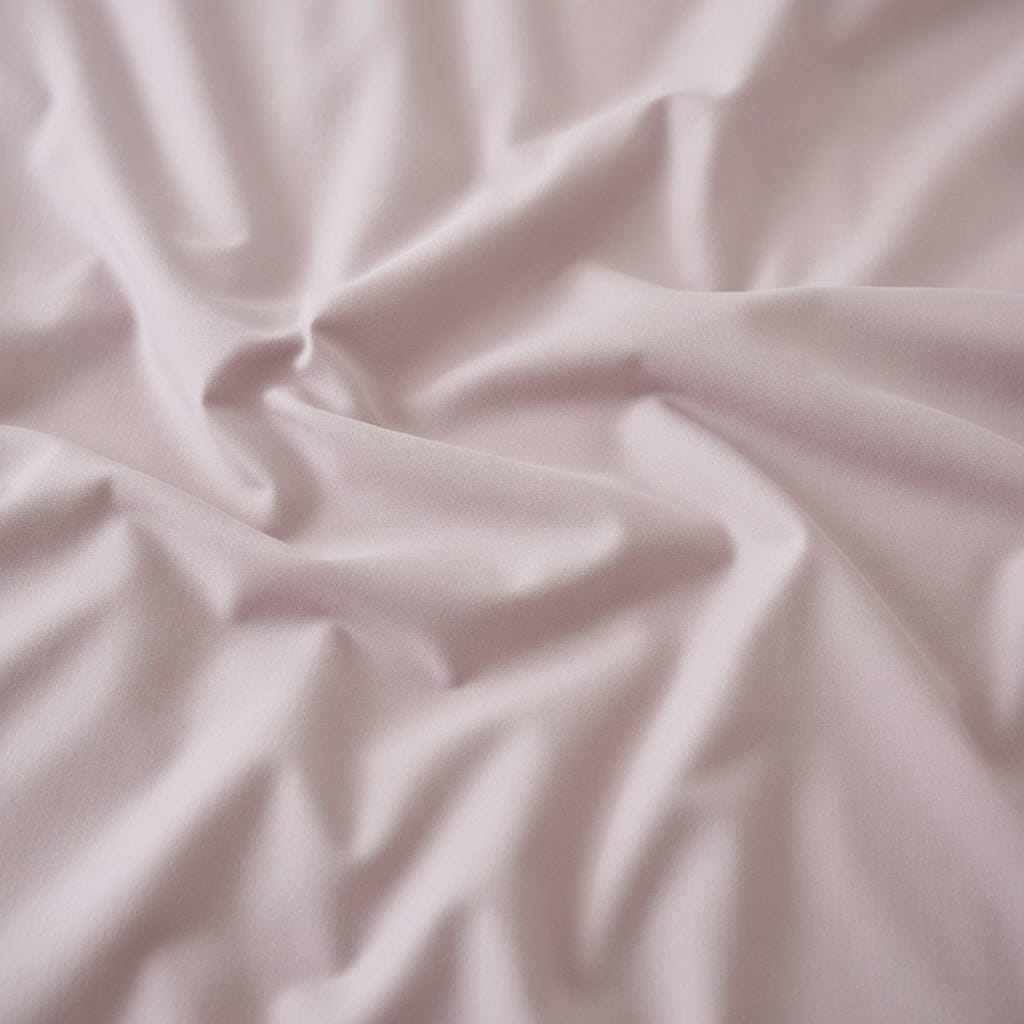 Houssea Housse de Couette Coton Rose Poudré - Confort Luxueux