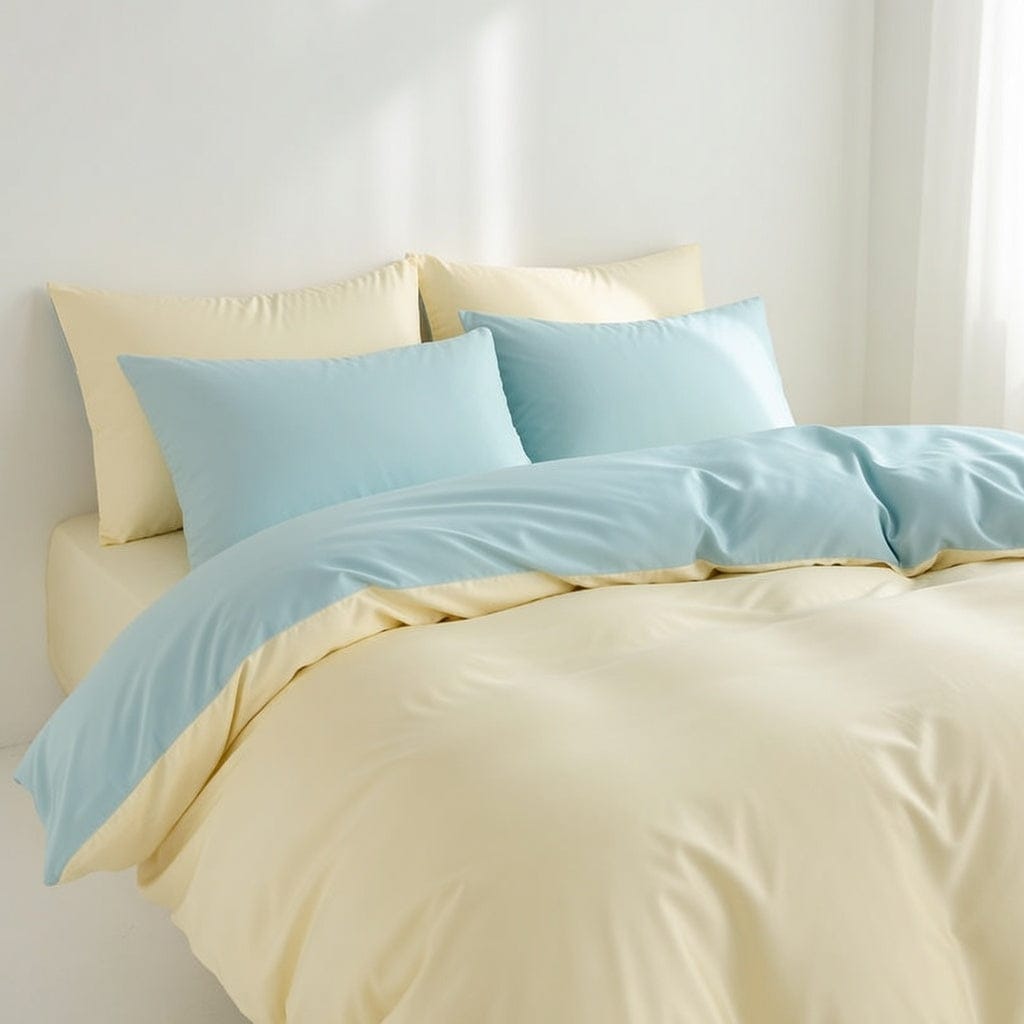 Houssea Housse de Couette en Coton Lavé pour un Confort Absolu