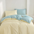 Houssea Housse de Couette en Coton Lavé pour un Confort Absolu