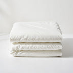 Houssea Housse de Couette en Soie Blanche - Luxe et Douceur Absolue