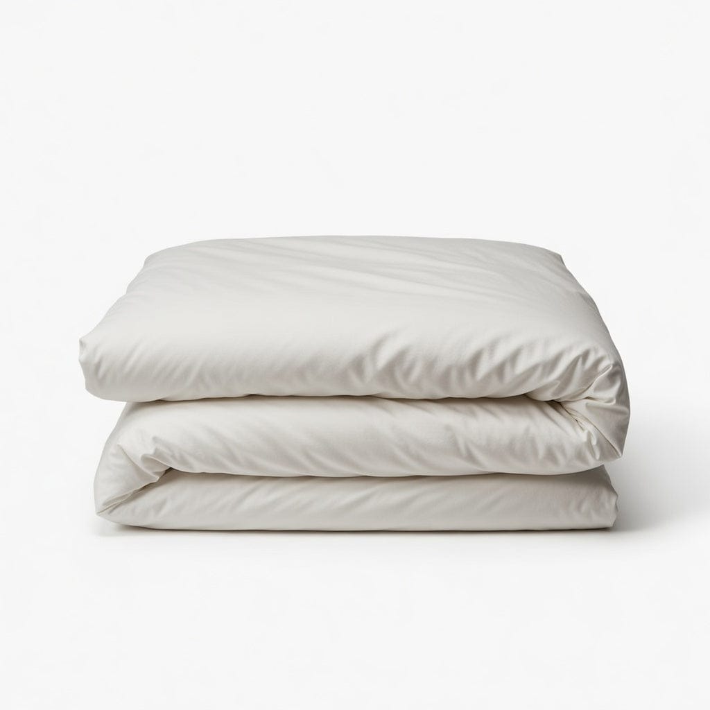 Houssea Housse de Couette en Soie Grise - Luxe et Douceur Absolue