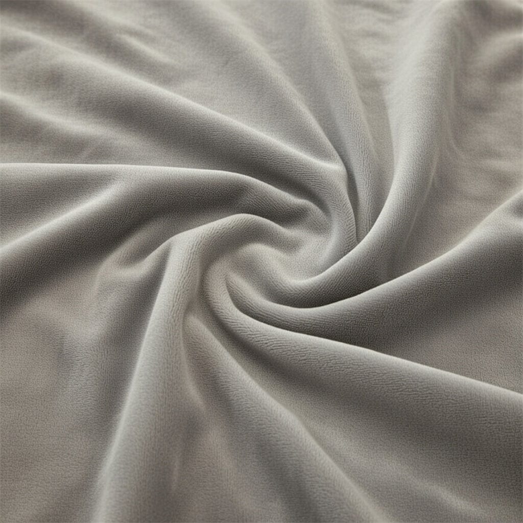 Houssea Housse de Couette Flanelle Grise - Chaleur et Élégance