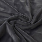 Houssea Housse de Couette Flanelle Noire - Confort Hivernal Luxueux