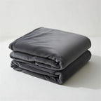 Houssea Housse de Couette Flanelle Noire - Confort Hivernal Luxueux