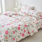Houssea Housse de Couette Fleurie - Élégance et Confort Absolu