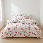Houssea Housse de Couette Fleurie - Élégance et Confort Absolu