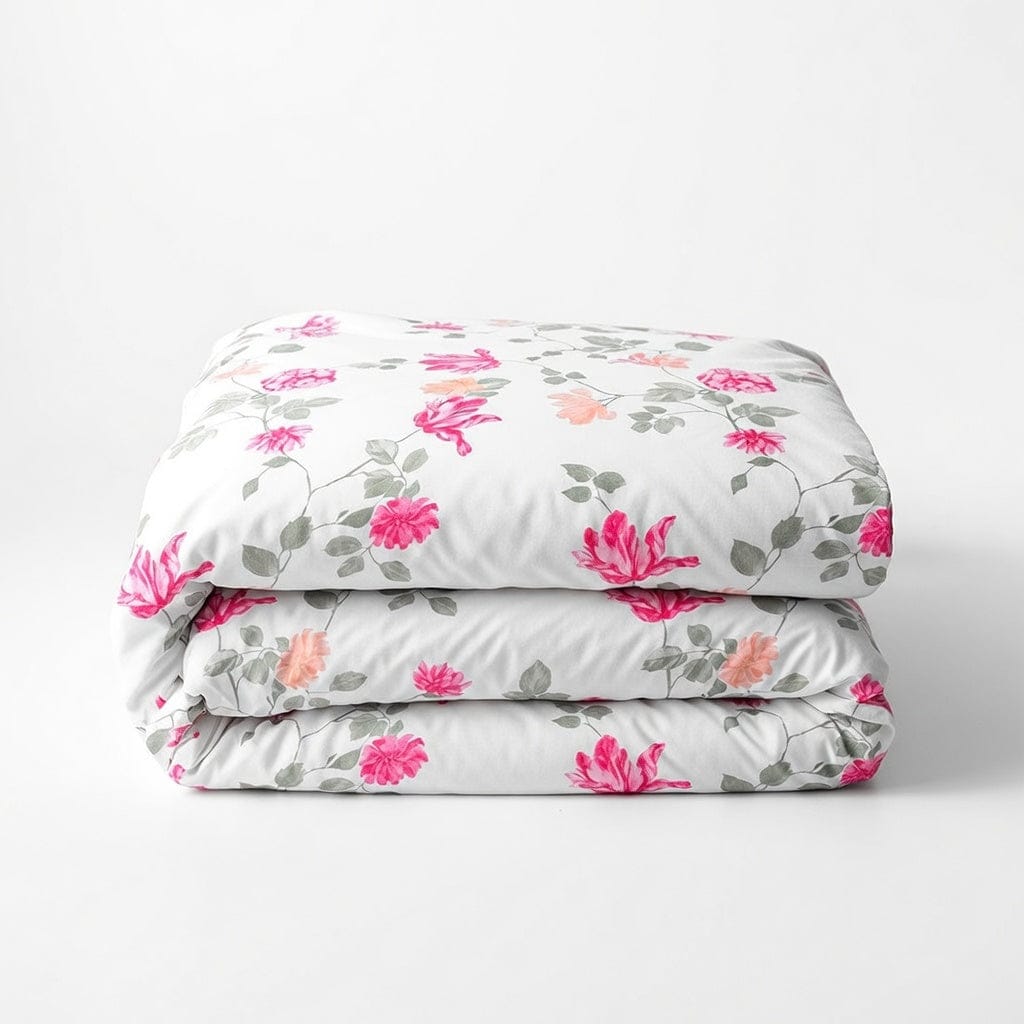 Houssea Housse de Couette Fleurie - Élégance et Confort Absolu