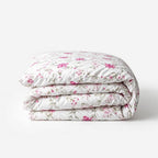 Houssea Housse de Couette Fleurie en Polyester - Confort Raffiné